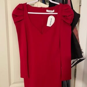 Amanda Uprichard Vibrant Red Dress